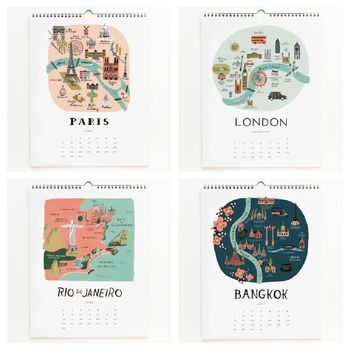Cities Of The World 2017 Frameable Wall Calendar, 2 of 9