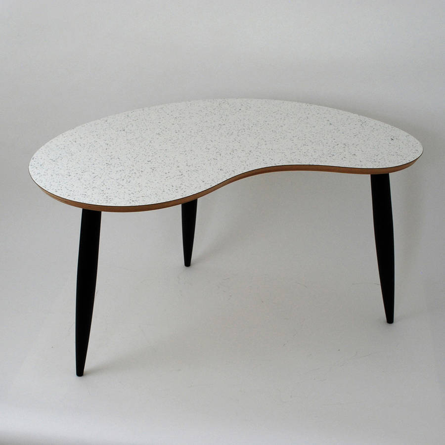 sparkled white bean table by curvalinea | notonthehighstreet.com