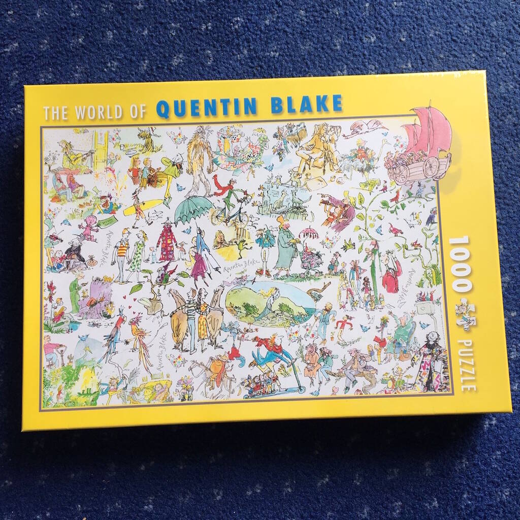 The World Of Quentin Blake 1000 Piece Jigsaw Puzzle, 1 of 2
