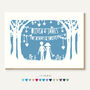 Frameable Keepsake Wedding Card To Personalise, Large, thumbnail 1 of 5