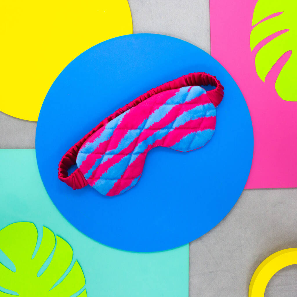 Zebra Print Eye Mask By Penelope Hope