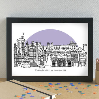 Windsor Skyline Art Print Unframed, 3 of 6