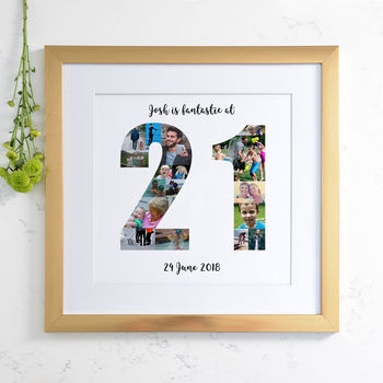 Personalised 21st Birthday Photo Collage, 6 of 8