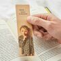 Personalised ‘Shhh…’ Leather Bookmark With Photo, thumbnail 1 of 4