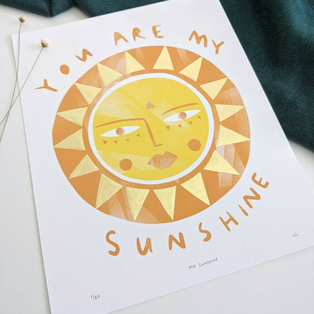 You Are My Sunshine Celestial Kids Print, 1 of 5