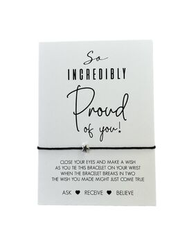 So Proud Of You Wish Bracelet | Proud Of You Gift, 7 of 8