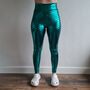 Green Mermaid Adult Festival Leggings, thumbnail 4 of 6