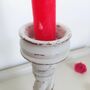 Pair Of Antique Hand Painted Candlesticks ~ Nine, thumbnail 3 of 6