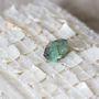 Raw Emerald Stone Necklace, thumbnail 8 of 12