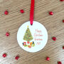 Personalised Baby's First Christmas Decoration, thumbnail 8 of 8