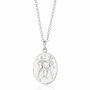 Engraved Sterling Silver Gemini Zodiac Necklace, thumbnail 7 of 7