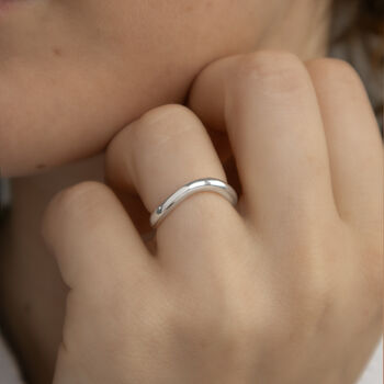 Sterling Silver Open Wave Ring, 2 of 7