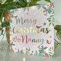 Superstar Christmas Mum Card Gold Foil, thumbnail 5 of 5