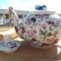 Two Cup Teapot In Ditsy Summertime Chintz Design, thumbnail 5 of 8