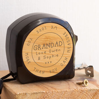 Personalised Engraved Tape Measure, 2 of 7