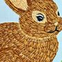 Easter Bunny Embroidery Kit, thumbnail 7 of 10