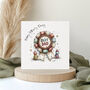 Best Dad Father's Day Card, Whimsical Rosette Design, thumbnail 4 of 5