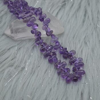 Purple Amethyst Beaded Necklace, 5 of 9