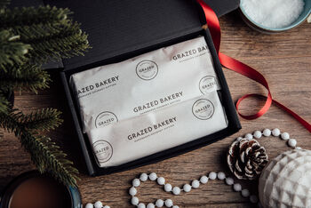 Gluten Free Luxury Festive Brownie Gift Box, 8 of 8