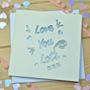 'Love You Lot's' Laser Cut Card, thumbnail 3 of 3