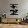 Handmade Wooden Bamboo Wall Art For Living Room Decor, thumbnail 1 of 9