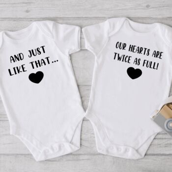 And Just Like That Our Hearts Are Twice As Full Twins, 2 of 6