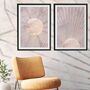 Boho Sun Pink Marble Gold Wall Art Print, thumbnail 6 of 8