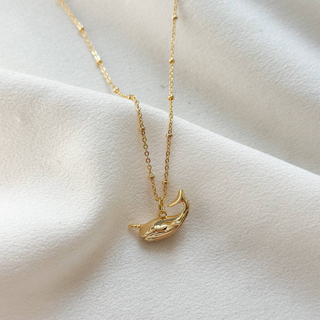 The Wildlife Collection Narwhal Pendant Necklace, 1 of 3