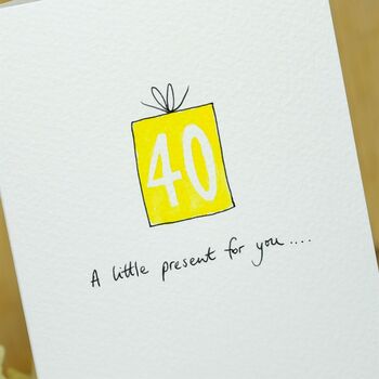 Personalised ‘Birthday Present’ Handmade Card, 10 of 12