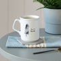 Personalised Watercolour Birth Flower Ceramic Tea Mug, thumbnail 4 of 7