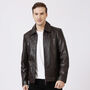 Luxury Sheepskin Leather Jacket For Men, thumbnail 5 of 9