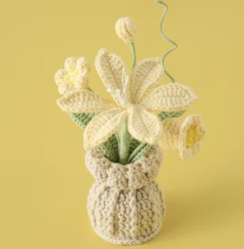 Handmade Crocheted Vase, 3 of 4