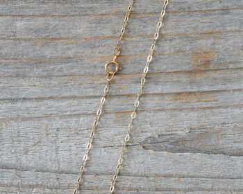Solid 9ct Yellow Gold Diamond Cut Trace Chain, 4 of 4
