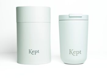 Kept Reusable Travel Mug Chalk, 3 of 4