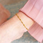 Gold Plated Stars Anklet, thumbnail 1 of 5