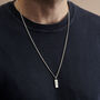 Personalised Men's Luxury Silver Tag Necklace, thumbnail 8 of 8