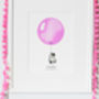 Personalised Fuchsia Pink Balloon Print For Girl's Room, thumbnail 3 of 10