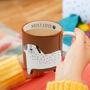 Ceramic Spotty Dog Footed Mug, thumbnail 1 of 5