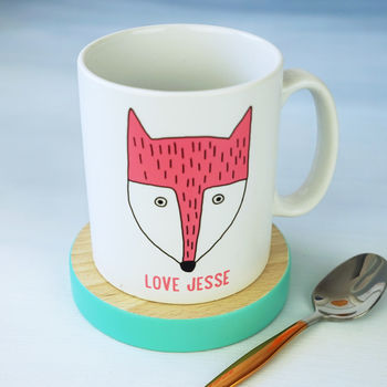 Personalised Scandi Fox Mug, 2 of 5