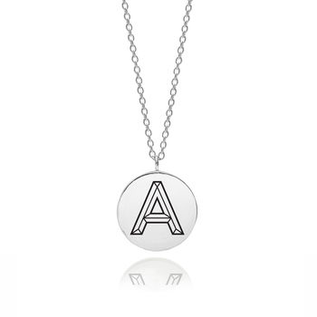 Personalised Sterling Silver Facett Initial Necklace, 2 of 8