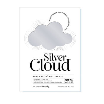 Silver Cloud White And Silver Pillowcase Set, 7 of 8