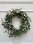 Faux Eucalyptus And Pussy Willow Foliage Wreath, thumbnail 1 of 2