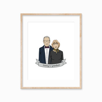 Personalised Hand Drawn Couple Illustration, 6 of 10