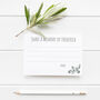 Funeral Personalised Write A Memory Cards Eucalyptus, thumbnail 1 of 3