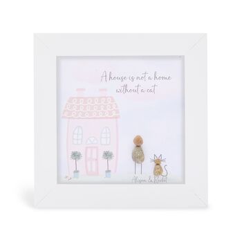 Personalised Cat Pebble Picture, 2 of 3
