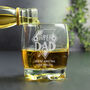 Whisky Gifts Personalised Super Dad Whisky Glass, thumbnail 2 of 4