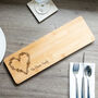 Personalised Bamboo Chopping Board Wedding Gift, thumbnail 3 of 5