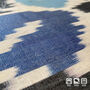 Ikat Handwoven Cushion Cover With Leaf Pattern, thumbnail 5 of 8