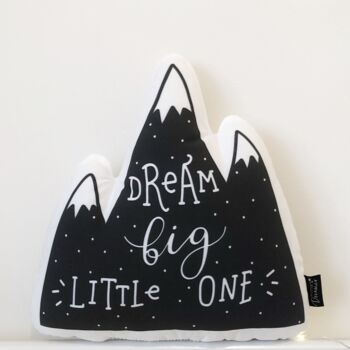 'Dream Big Little One' Mountain Pillow, 3 of 3