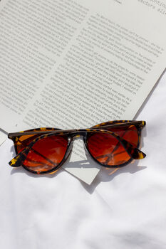 Tortoise Shell Traditional Style Sunglasses, 9 of 9